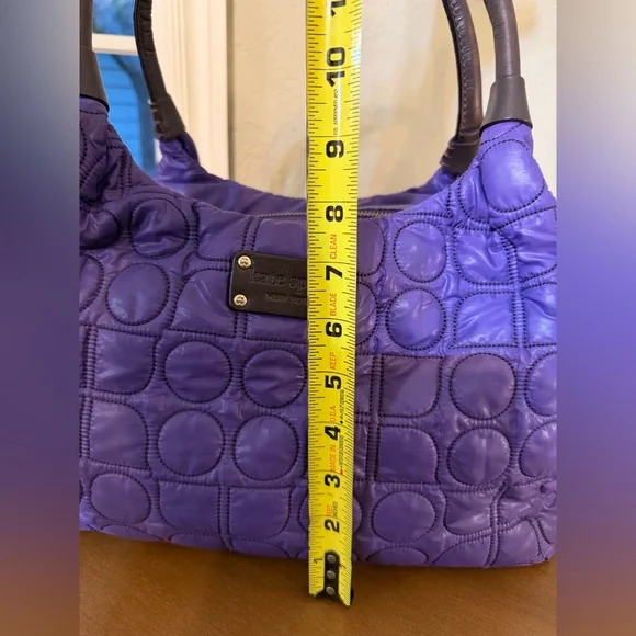 Kate Spade Purple Quilted Shoulder Bag - Picture 14 of 14